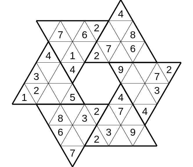 A Triangle Sudoku puzzle